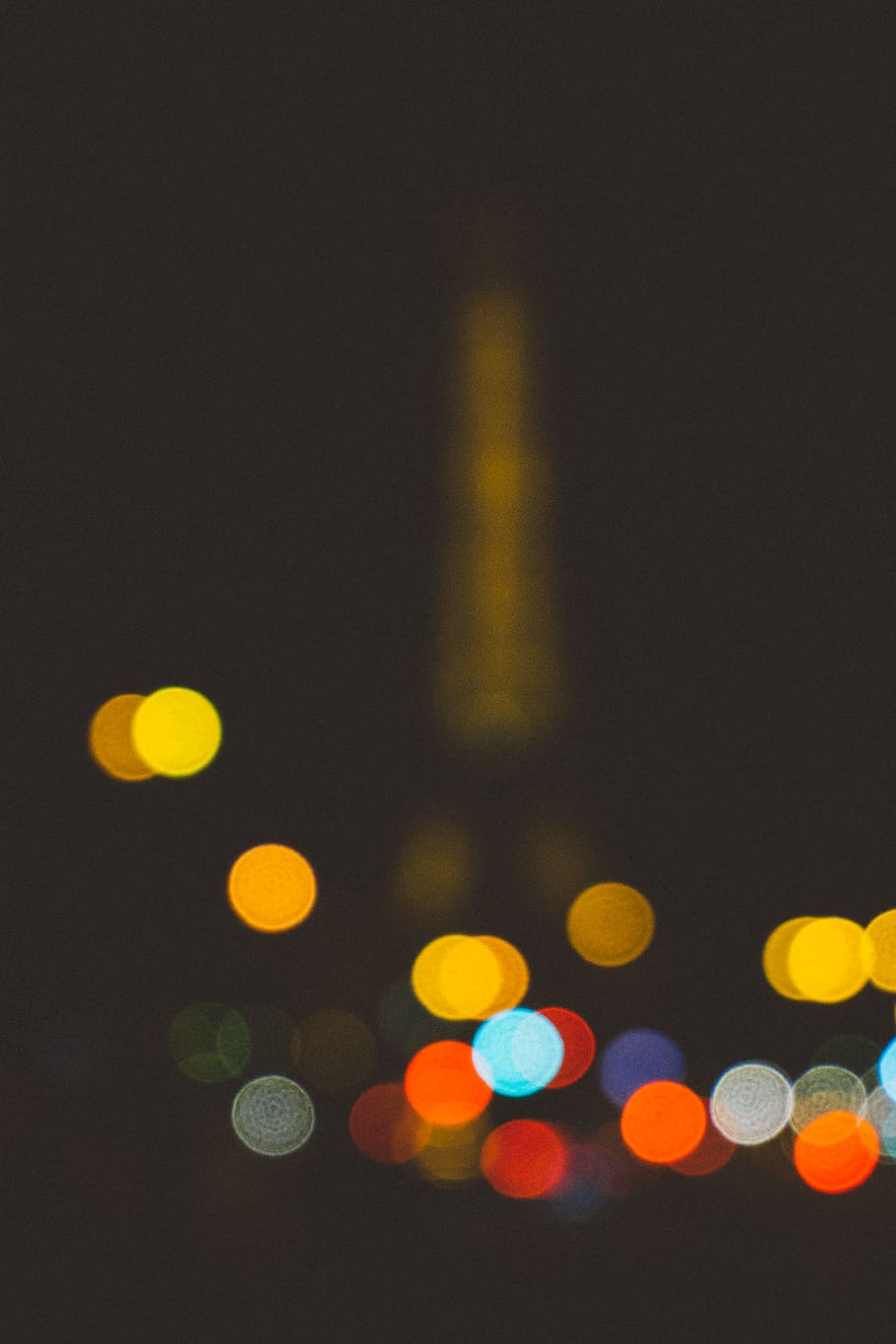Bokeh Photography, background, black background, blur, blurred background HD wallpaper