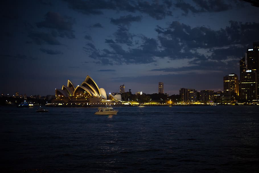famous landmark Australia, building, architecture, city, transportation HD wallpaper