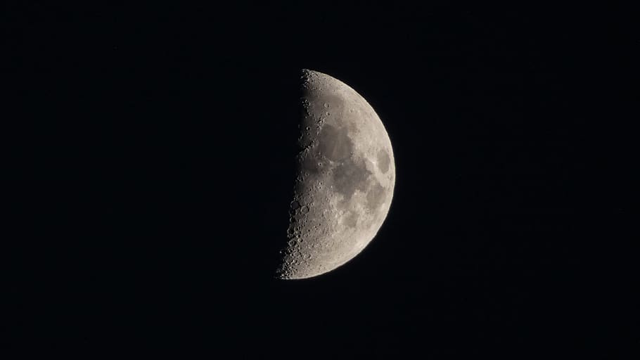 space, moon, nature, night, outdoors, universe, astronomy, outer space HD wallpaper