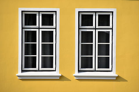 two white wooden windows, germany, büsum, johannsenallee 18 HD wallpaper