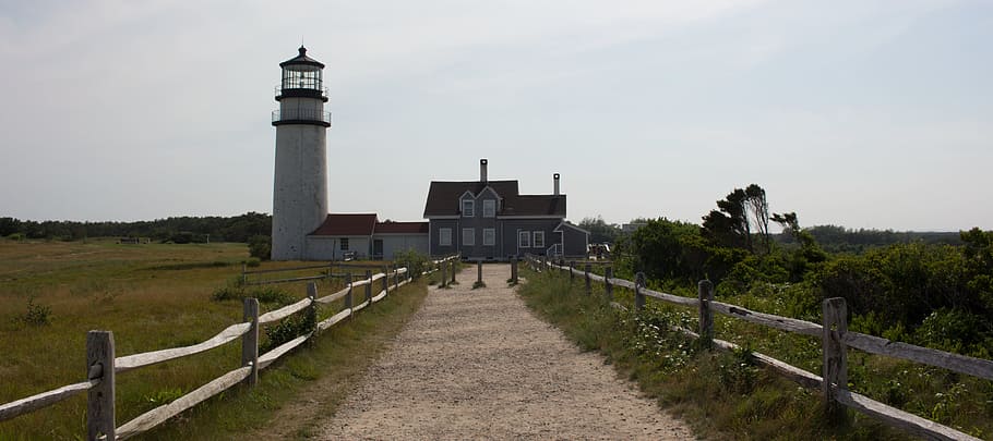 coast, lighthouse, tower, landmark, waterway, architecture HD wallpaper
