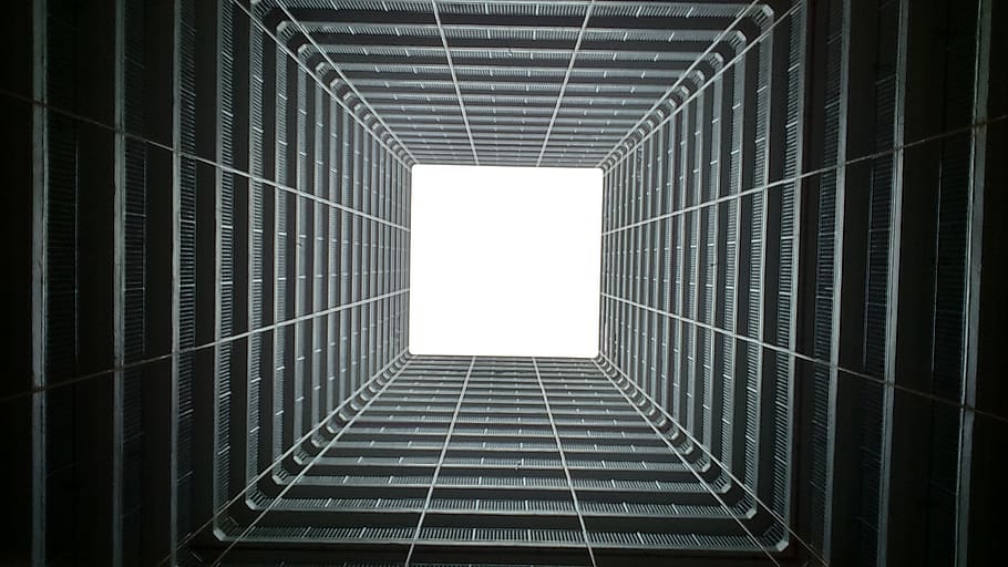 black tunnel illustration, architecture, built structure, sky HD wallpaper