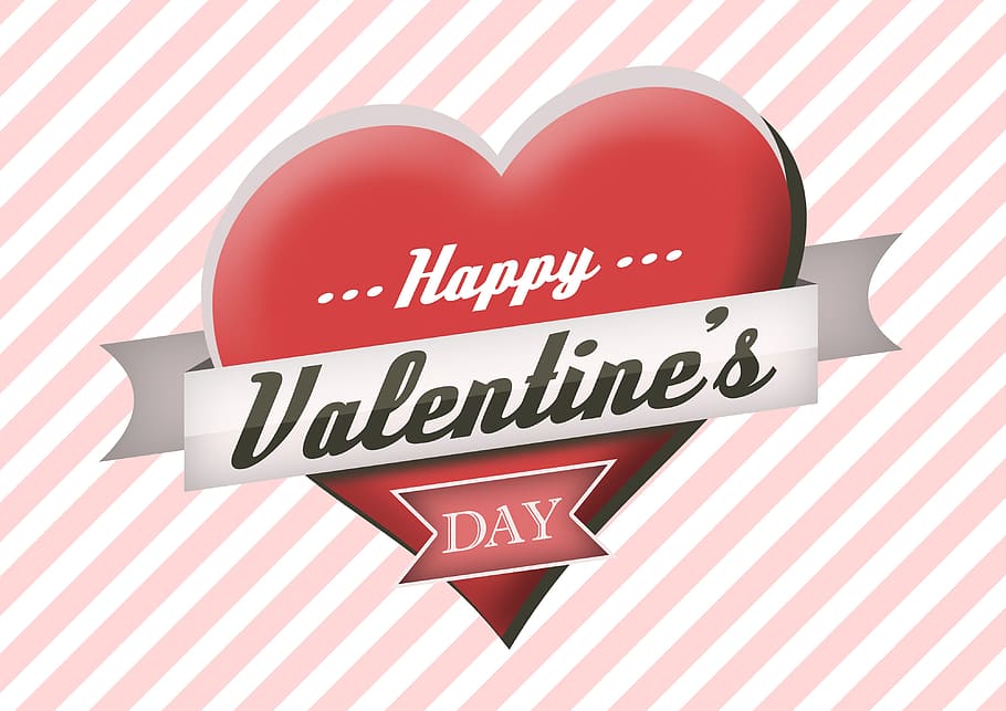 graphic, graphical, valentine, heart, love, red, lover, card HD wallpaper