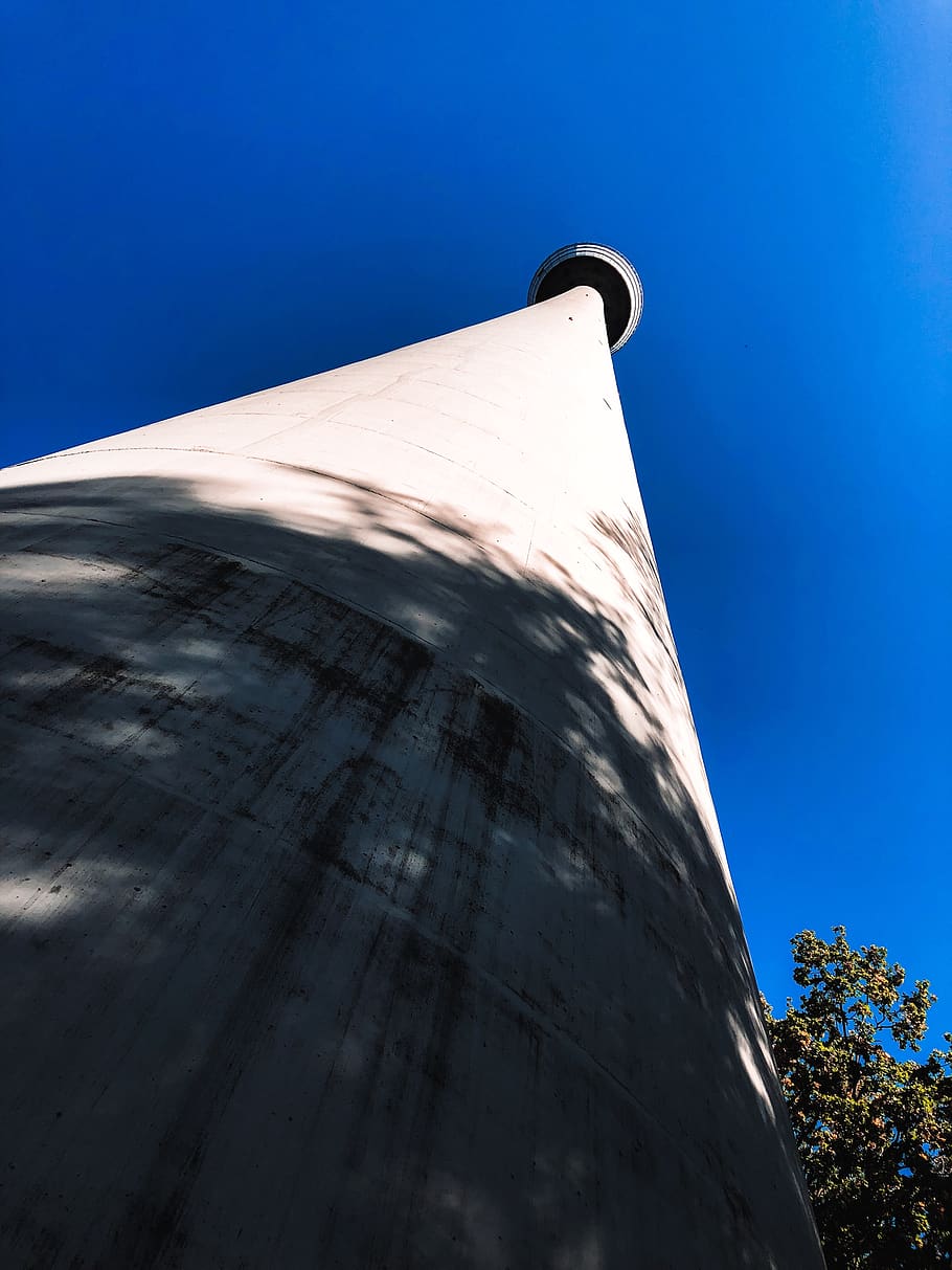 germany, stuttgart, jahnstraße 120, blue, sky, building exterior HD wallpaper