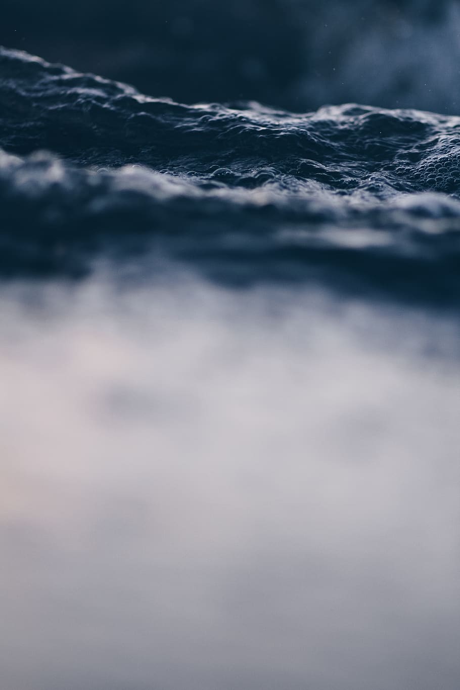 sea, ocean, water, waves, nature, blur, sky, cloud - sky, no people HD wallpaper
