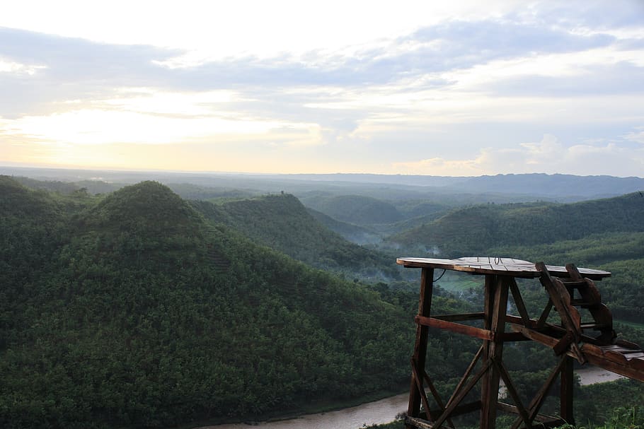 indonesia, imogiri, scenics - nature, mountain, beauty in nature HD wallpaper