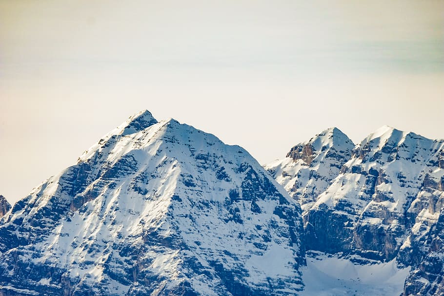 snowcapped mountains, nature, outdoors, mountain range, peak HD wallpaper