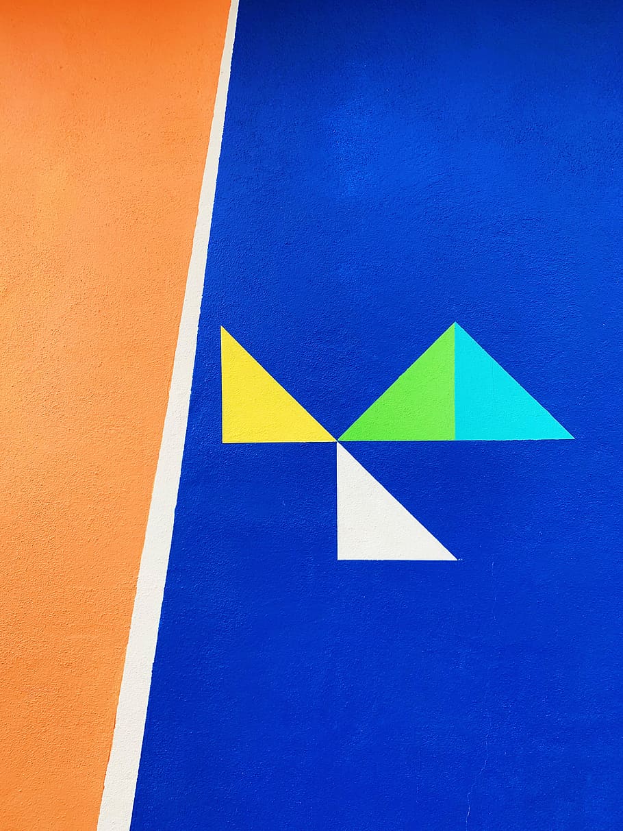 multicolored graphic art, blue, no people, multi colored, sign HD wallpaper