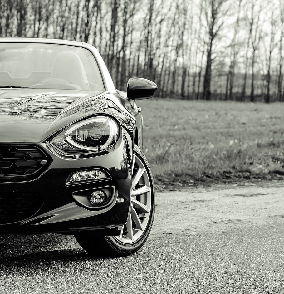 car, black, window, light, headlight, urban, wheel, grass, background HD wallpaper