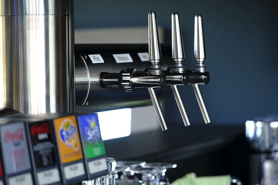 restaurant, gastronomy, bar, tap, dispensing line, dispensing system HD wallpaper