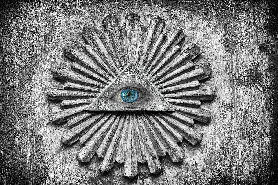 eye, illuminati, iris, conspiracy, symbol, weird, mysterious