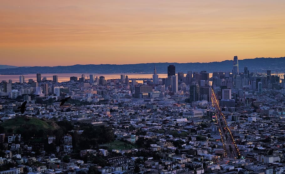 city escape, landscape, outdoors, nature, scenery, aerial view HD wallpaper