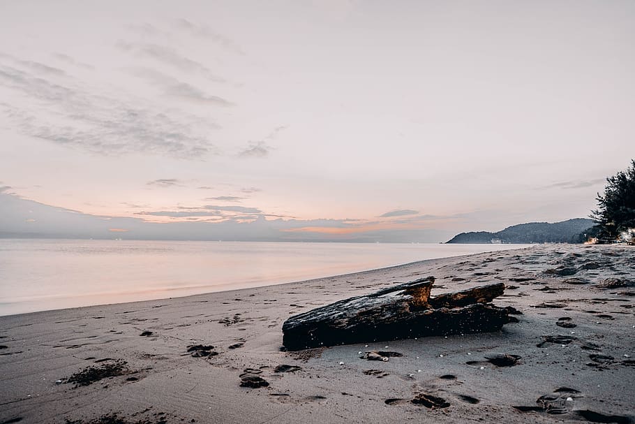 sea, sunlight, sky, water, sunset, tranquility, scenics - nature HD wallpaper