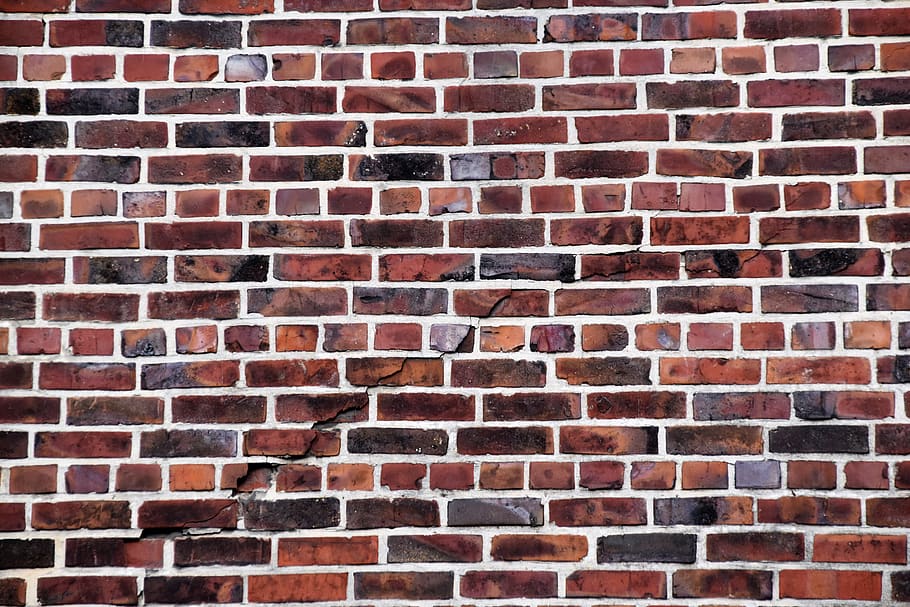 red brick wall, germany, schloßstraße 8, elmshorn, texture HD wallpaper