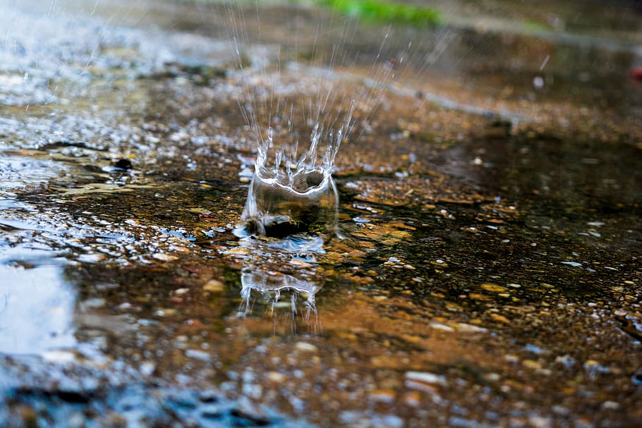 rain, raining, water, splash, greece, kilkis, motion, nature HD wallpaper