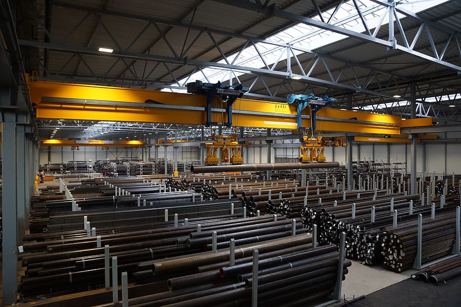 crane, gripping system, scheffer, crane technology, steel trading HD wallpaper