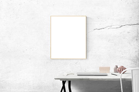 poster mockup, frame, template, interior, photo, blank, space HD wallpaper