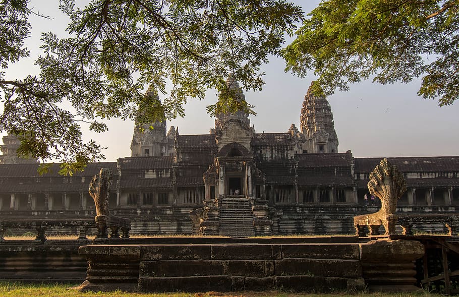 cambodia, angkor wat, hindu, nature, temple, siem reap, angkor wat temple