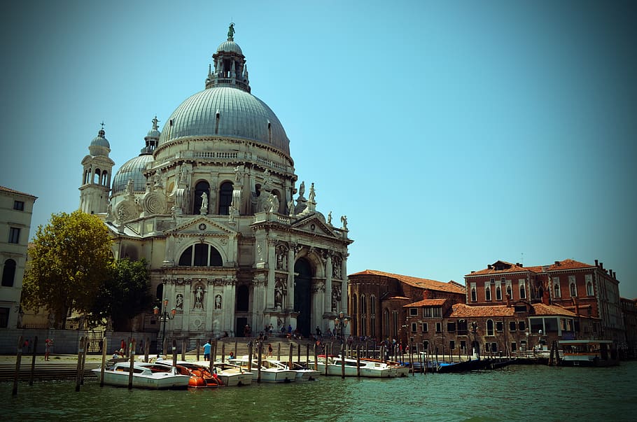 venice, italy, building exterior, nautical vessel, architecture HD wallpaper
