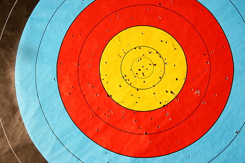 Target, various, aim, aiming, shooting, geometric shape, circle HD wallpaper
