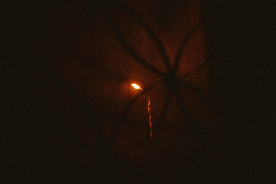 lamp, night, home, window, no people, dark, illuminated, low angle view HD wallpaper