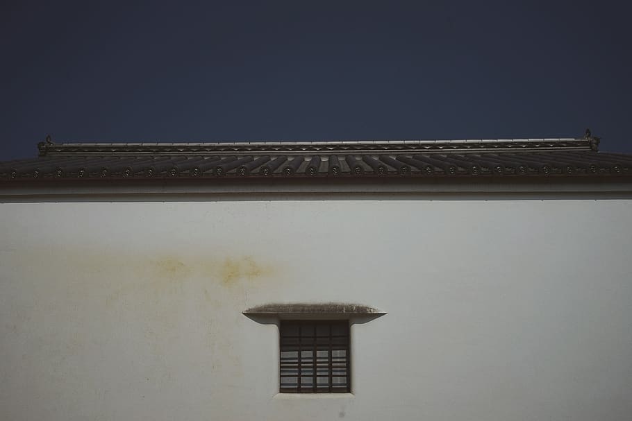 architecture, windoe, white wall, tiles, built structure, building exterior HD wallpaper
