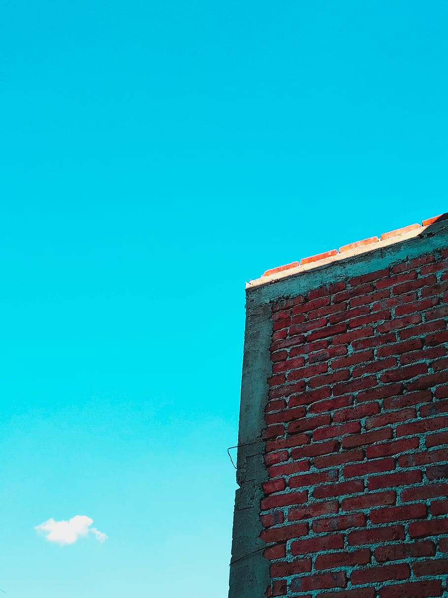 mexico, leon, brickwall, landscape, sky, teal, built structure HD wallpaper