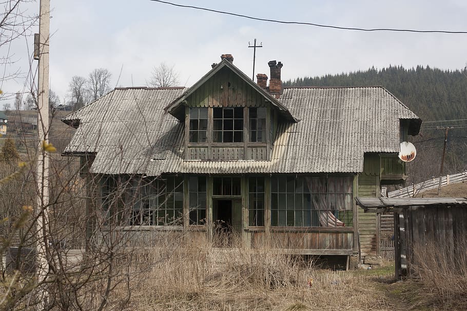 built structure, architecture, building exterior, tree, house HD wallpaper