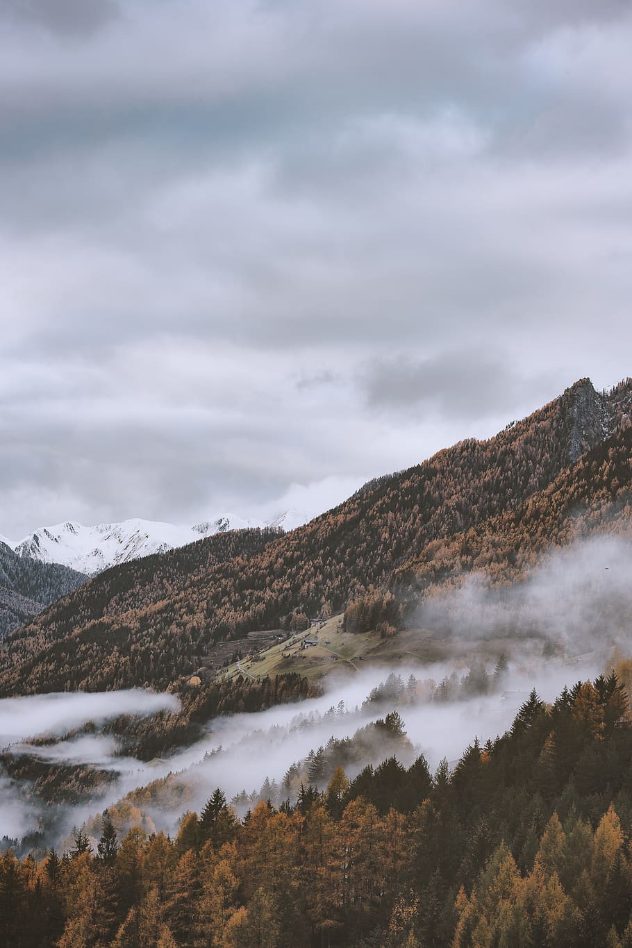 mountain wallpaper, cloud - sky, beauty in nature, scenics - nature HD wallpaper