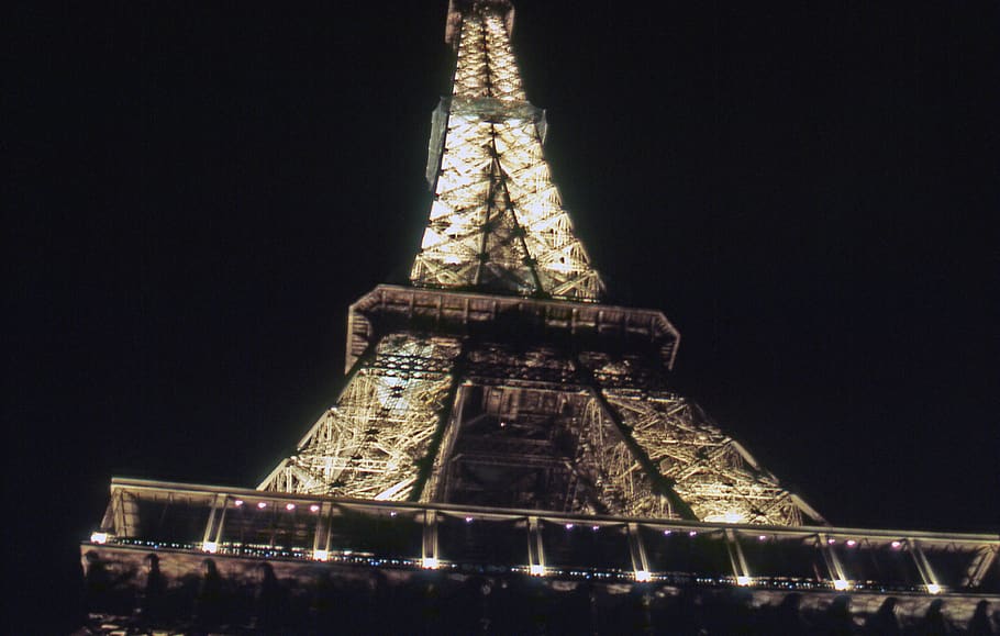 france, paris, eiffel, architecture, travel destinations, night HD wallpaper