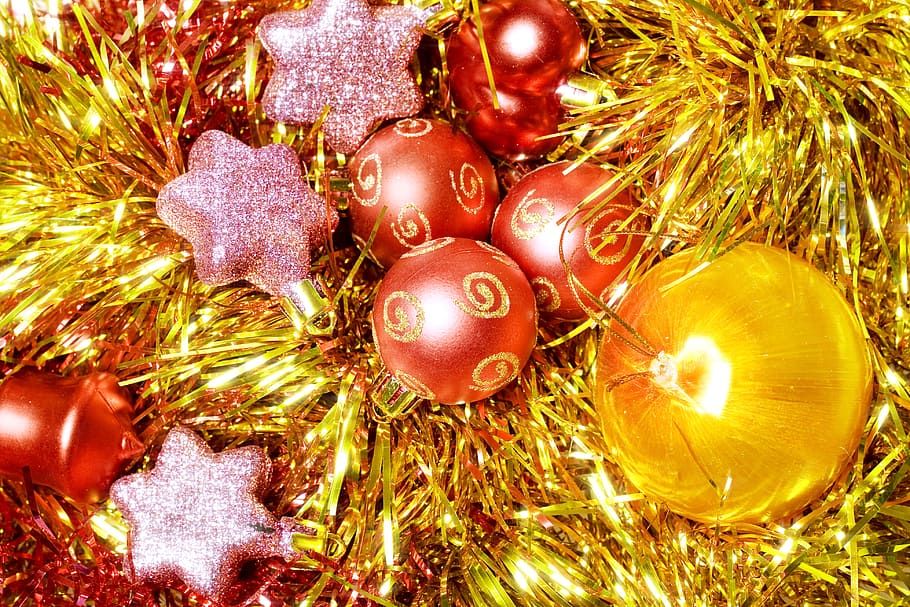 background, ball, bright, celebration, christmas, christmas-tree HD wallpaper