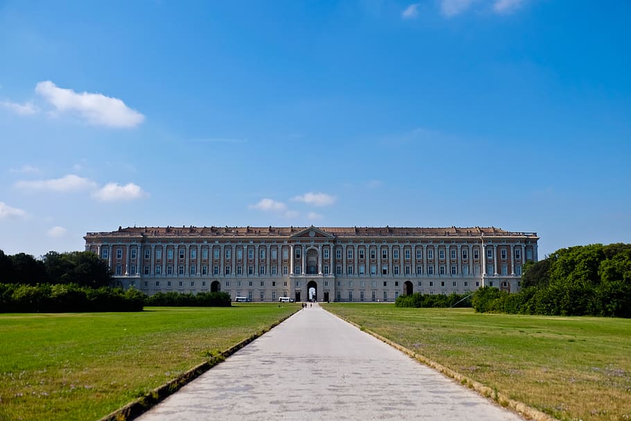 italy, province of caserta, royal, king, house, architecture