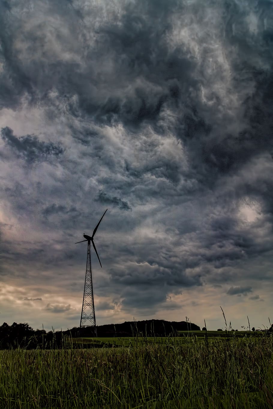 pinwheel, clouds, dramatic, sky, weather, upright, cloud - sky HD wallpaper