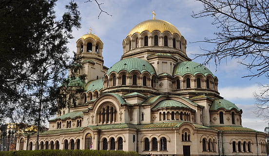 sofia, bulgaria, cathedral, nevski, building exterior, built structure HD wallpaper