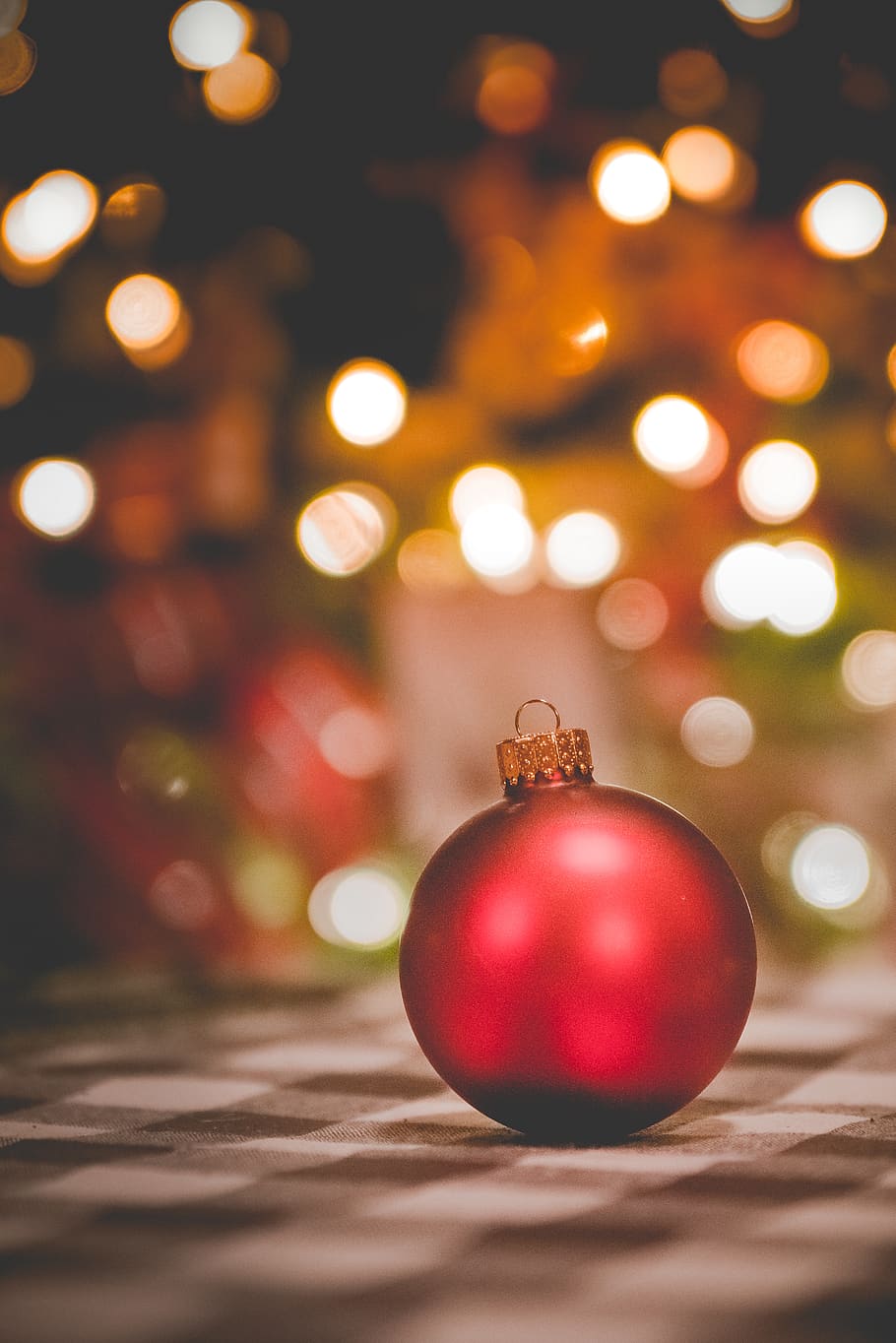 Shallow Focus Photography Of Red Bauble, ball, bright, celebration HD wallpaper