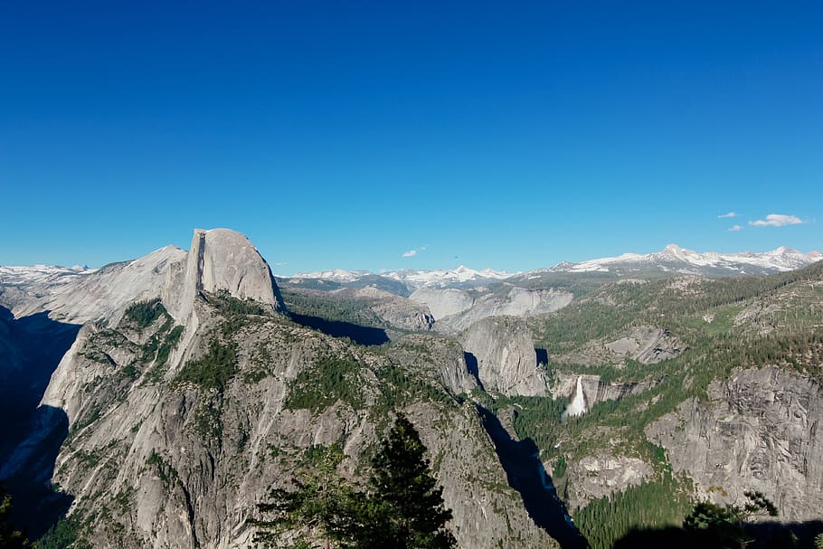 united states, glacier point, california, waterfalls, serendepity, HD wallpaper