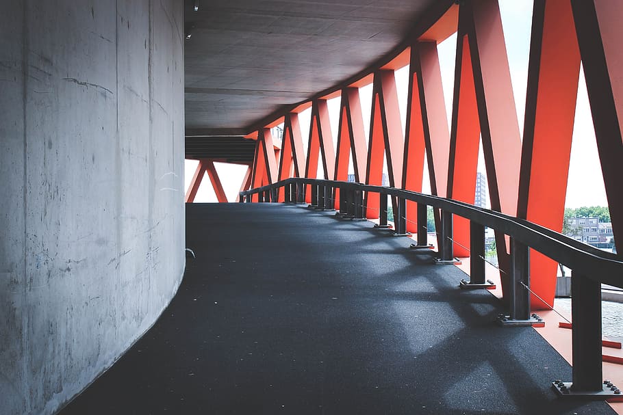 photography of under bridge, architecture, building, concrete HD wallpaper