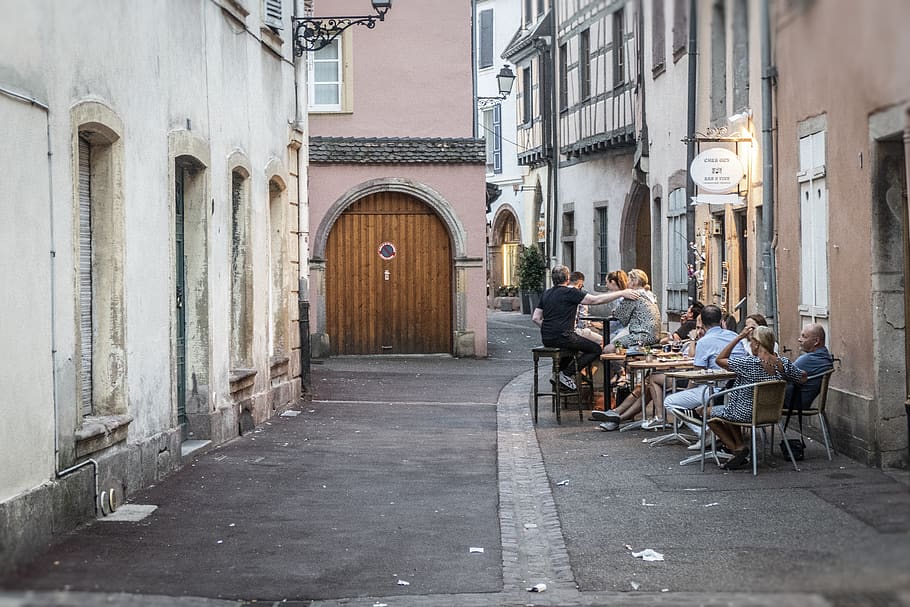 france, colmar, architecture, real people, built structure HD wallpaper
