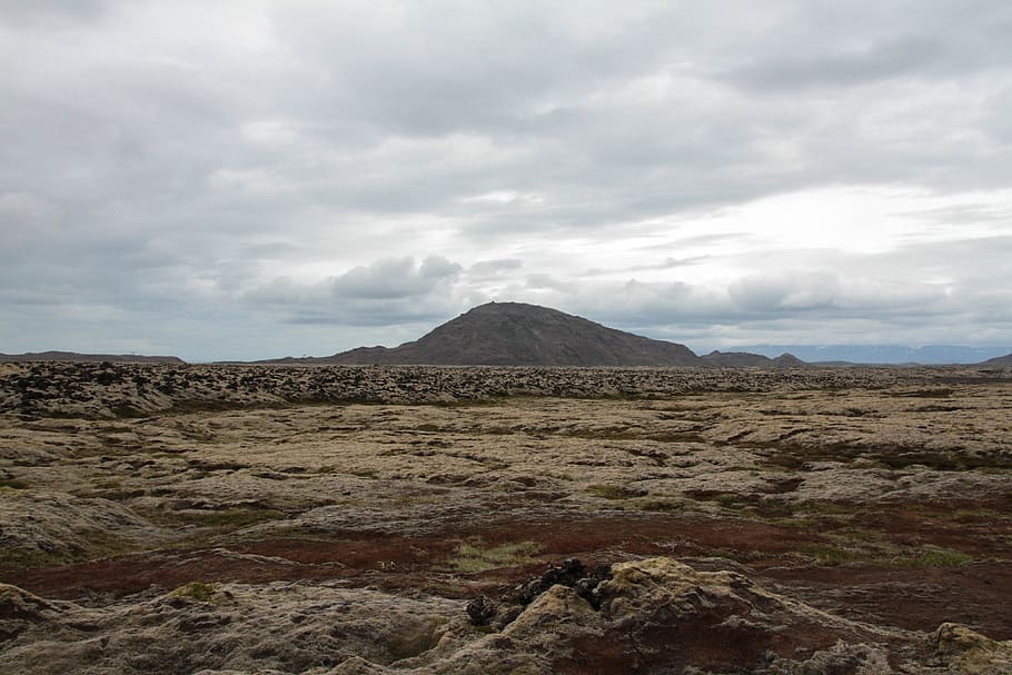 iceland, moonscape, sky, mountain, cloud - sky, scenics - nature HD wallpaper