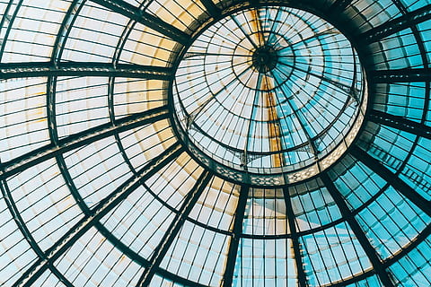 Galleria Vittorio Emanuele II Dome, abstract, arcade, architecture HD wallpaper