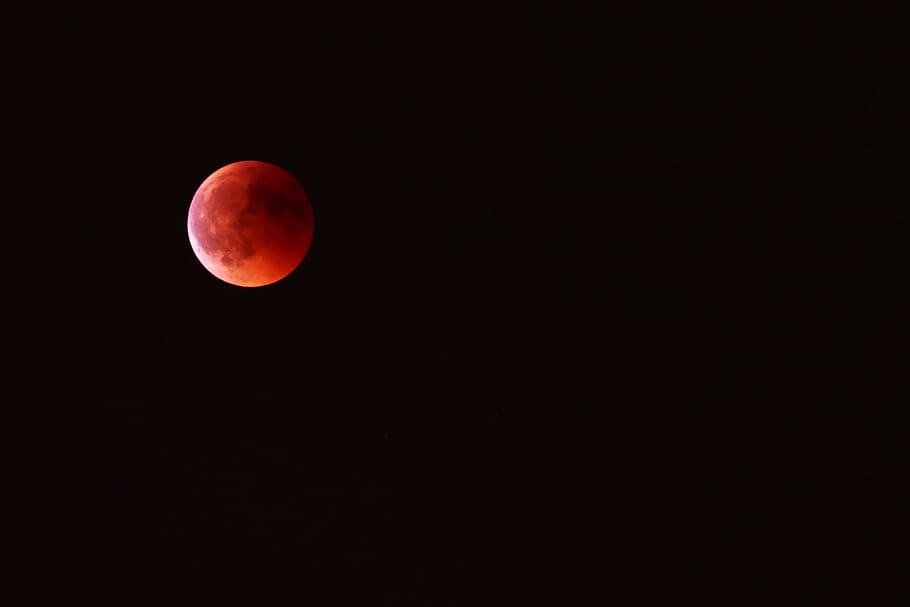 blood moon, space, astronomy, sky, night, beauty in nature, scenics - nature HD wallpaper