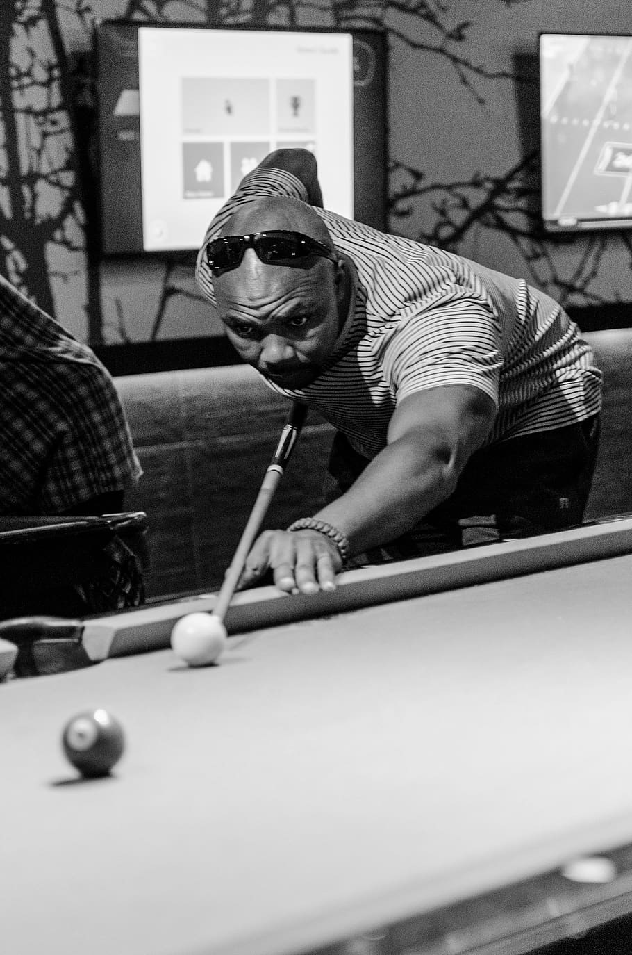 pool, billiards, focus, competition, sport, pool table, pool ball HD wallpaper