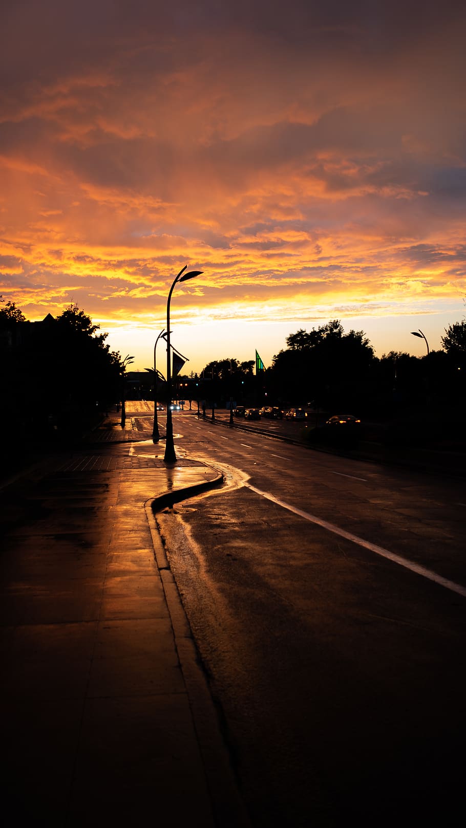 road, tarmac, asphalt, path, intersection, building, urban HD wallpaper