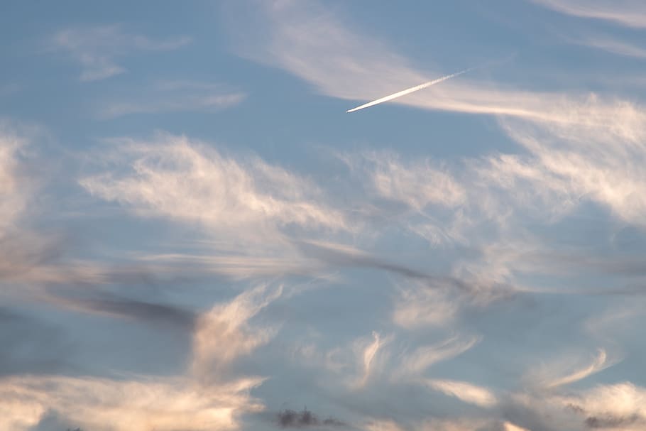 clouds, white, blue, grey, cloudscape, pattern, sky, background HD wallpaper