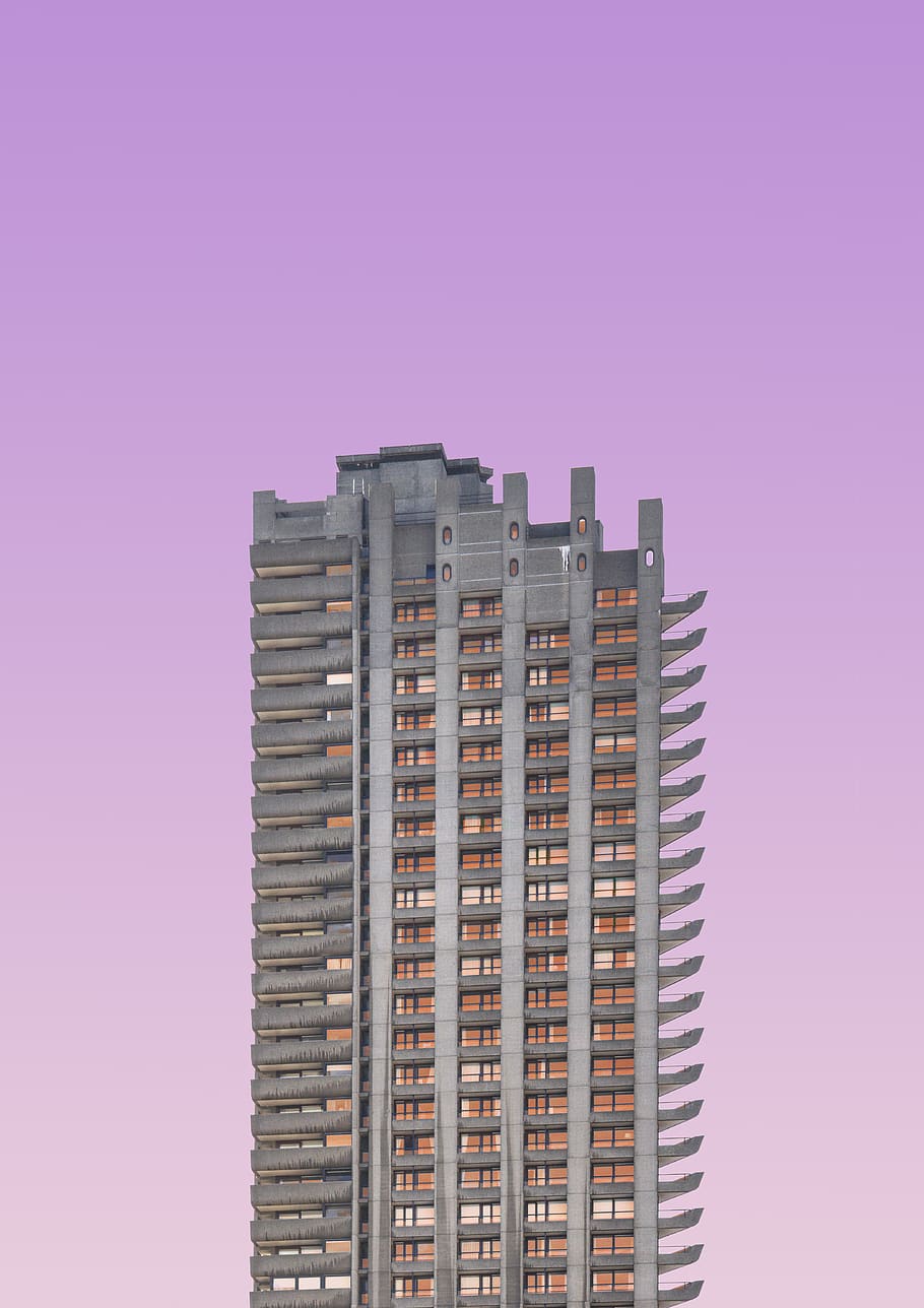 white high-rise building, building exterior, built structure HD wallpaper