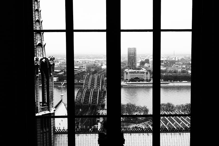 germany, köln, cologne cathedral, dom, architecture, window, HD wallpaper