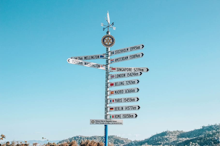 gray street signage, communication, text, sky, western script HD wallpaper