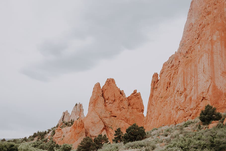 rock formations, valley, mountain, nature, canyon, outdoors, field HD wallpaper