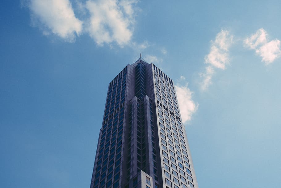 china, nanjing, blue, skyscraper, structure, cloud, building exterior HD wallpaper