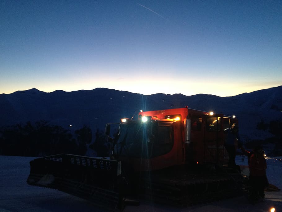 italy, livigno, ski, mountain, sunset, kristianklausen, sky, HD wallpaper